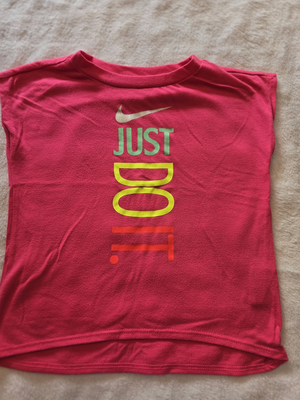 Nike GIRLS 4T Pink Athletic Tee